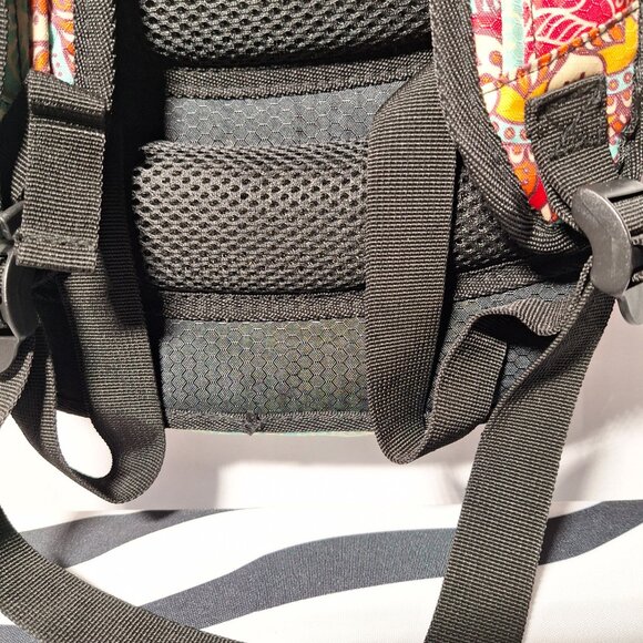 Vibedration Hydration Backpack w/o bladder - turquoise/orange pattern - … main image 11